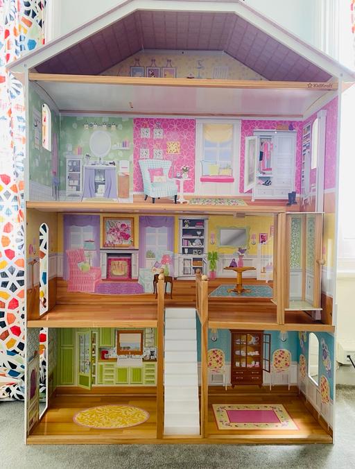Buy & Sell Shepherd`s Bush West London - Photos for KidKraft Wooden Dollhouse- 3 story+ elevator