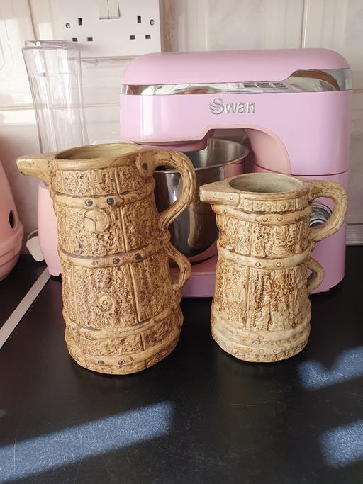 Buy & Sell Upper Gornal Dudley - Photos for pair vintage moira pottery stoneware jugs