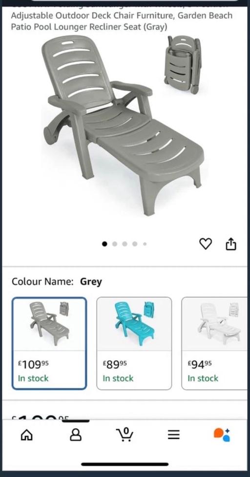 Buy & Sell Lozells Birmingham - Photos for Recline sun loungers