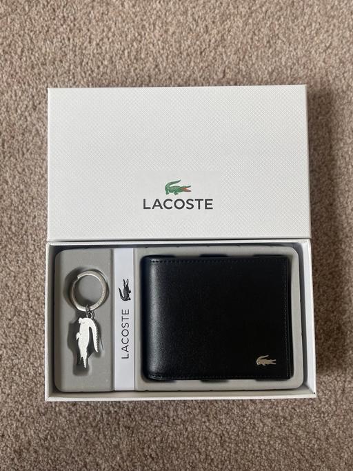 Buy & Sell Darfield Barnsley - Photos for Lacoste wallet set keychain gift present box