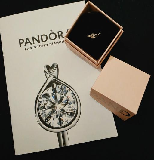 Buy & Sell Broseley Shropshire - Photos for Pandora lab grown diamond ring ❤️