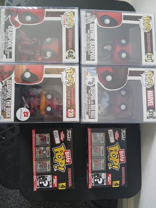  — Deadpool funko pop and bitty pop collection