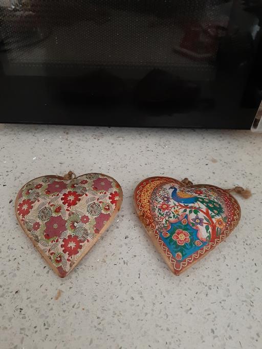 Buy & Sell South Hylton Sunderland - Photos for 2pk xmas metal hearts
