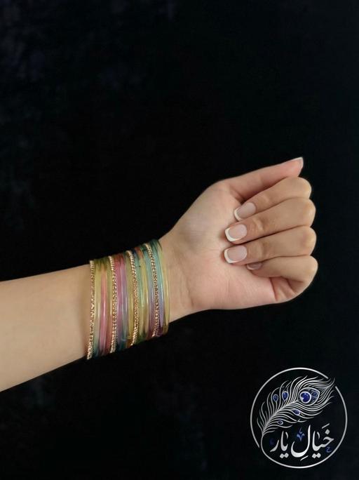 Buy & Sell East Ham East London - Photos for Khayal E Yaar | Multi-Colour Jelly Bangle Set