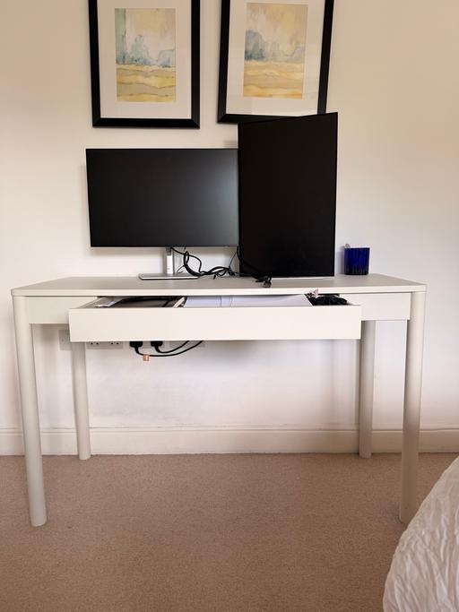 Buy & Sell South Kensington South West London - Photos for IKEA Tonstad desk - off white (120 x 47cm)