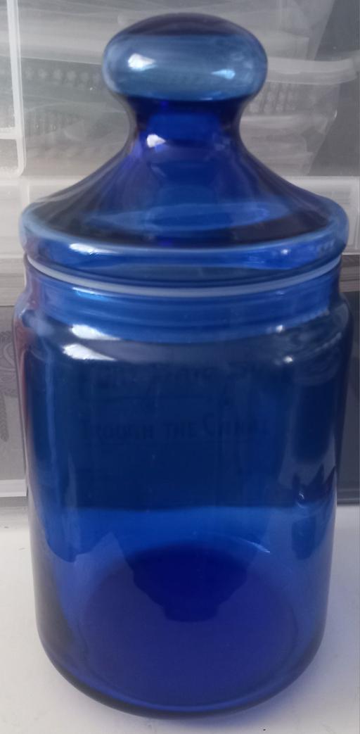 Buy & Sell Thatto Heath Saint Helens - Photos for Vintage Blue Glass Apothecary Jar
