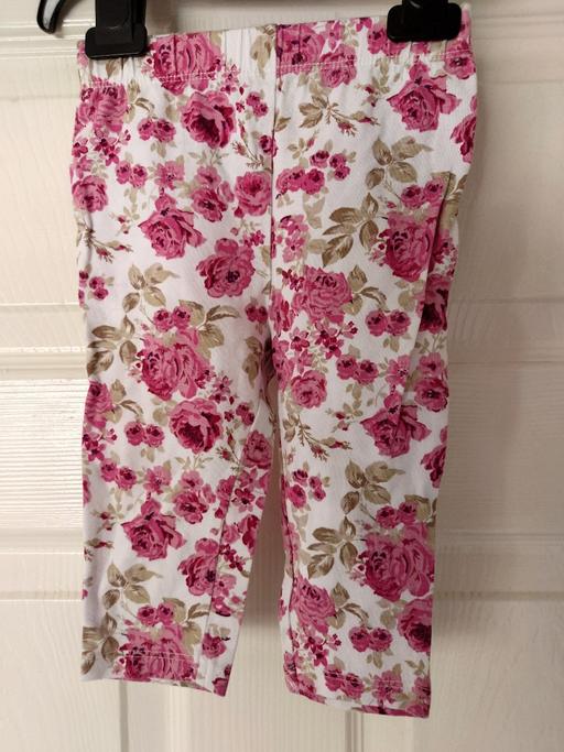  — Baby girls floral leggings size 6-9 months