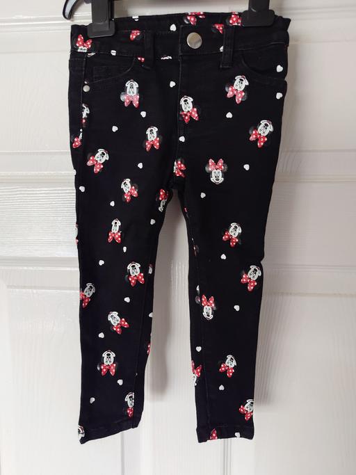  — Girls Minnie mouse jeans size 1½-2 years