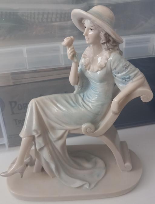 Buy & Sell Thatto Heath Saint Helens - Photos for Art deco inspired lady with flower figurine