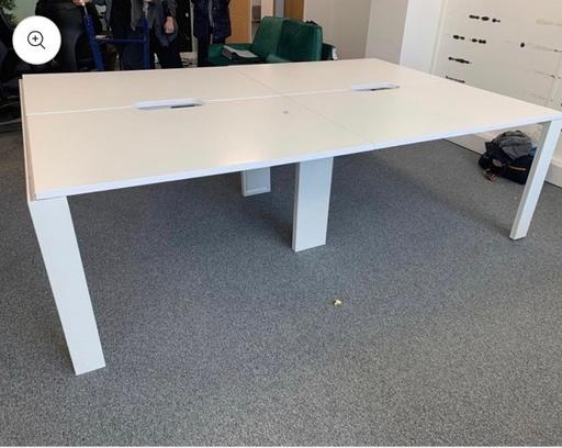 Buy & Sell Waddon South East London - Photos for Pod bench desk 4 persons white desks.