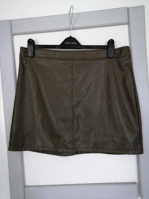 Buy & Sell Wednesfield Wolverhampton - Photos for ladies leather look skirt size *16* worn once