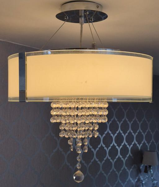 Buy & Sell Wednesfield Wolverhampton - Photos for Light Ceiling Pendant In Polished Chrome And