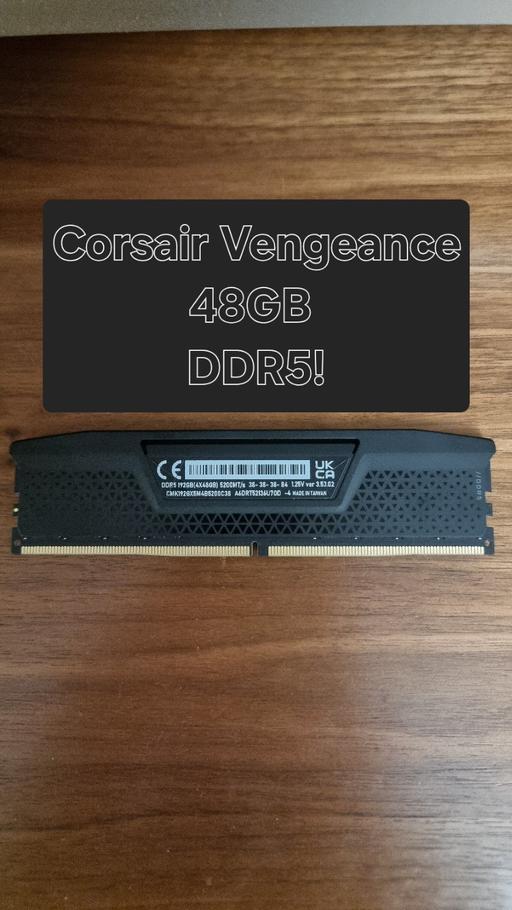 Buy & Sell Swiss Cottage North West London - Photos for 48GB Corsair Vengeance DDR5 Desktop RAM 5200