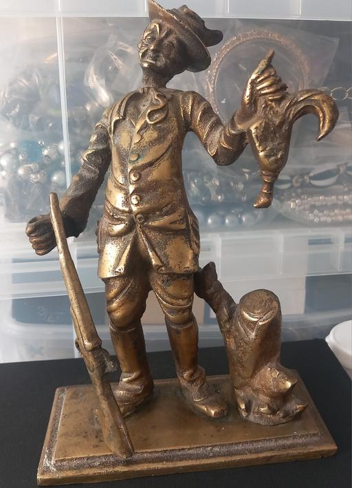 Buy & Sell Thatto Heath Saint Helens - Photos for Vintage brass gamekeeper figurine
