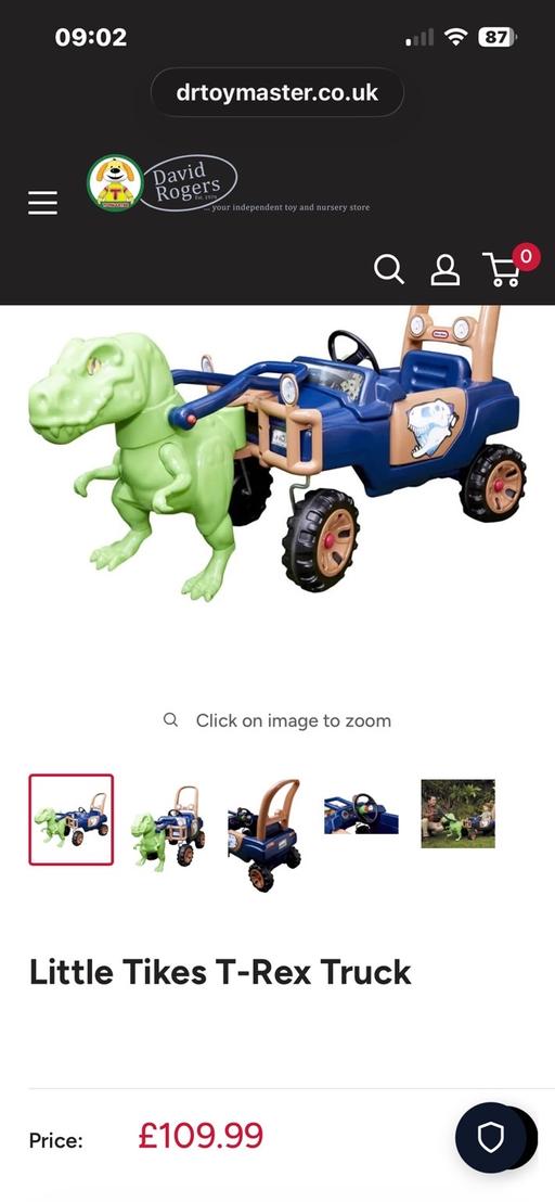 Buy & Sell Queens Meadow Business Park Hartlepool - Photos for Little Tikes T-Rex ride on truck