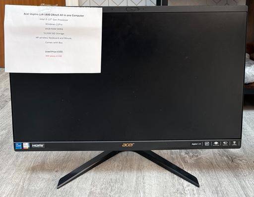 Buy & Sell Greenford Ealing - Photos for Acer Aspire 24inch All in one Computer