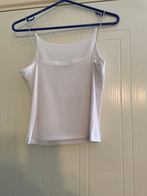 Buy & Sell Netherton Dudley - Photos for White T Shirt with silver shoulder straps