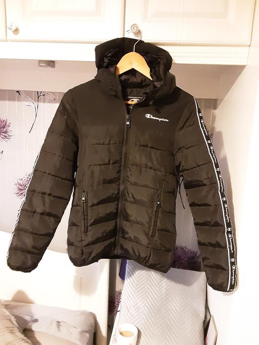  — Ladies/Mens Champion Hooded Padded Coat