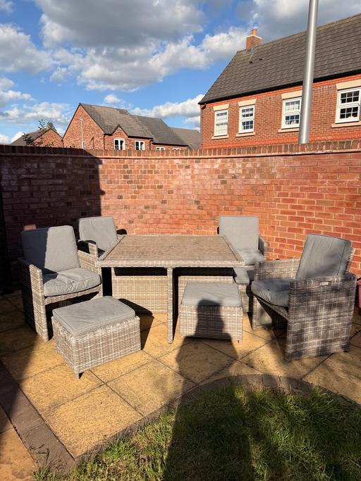 Buy & Sell Heathcote Industrial Estate Warwick - Photos for Grey rattan outdoor dining set