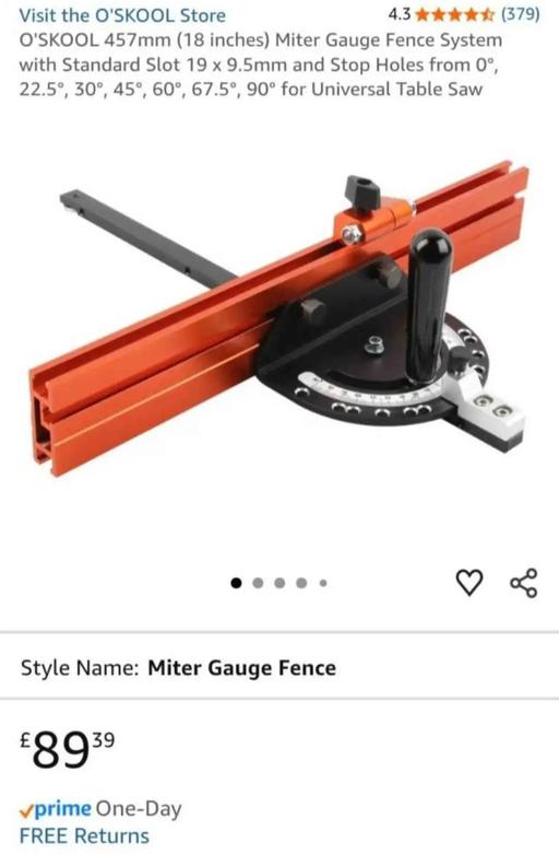 Buy & Sell Smethwick Sandwell - Photos for miter guage fence original price is £90