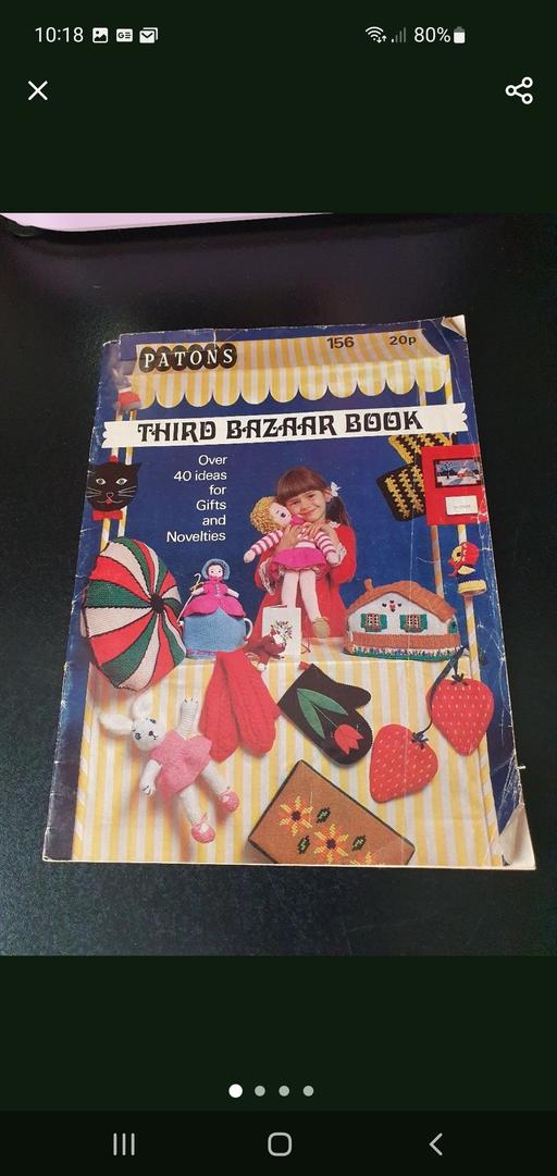 Buy & Sell Upper Gornal Dudley - Photos for vintage patons bazaar knit/crochet book