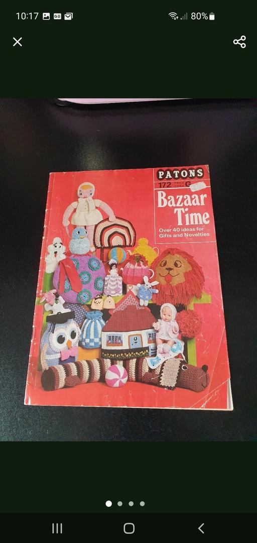 Buy & Sell Upper Gornal Dudley - Photos for vintage patons bazaar knit/crochet book