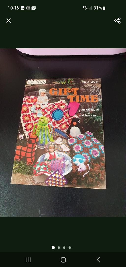 Buy & Sell Upper Gornal Dudley - Photos for vintage patons bazaar knit/crochet book