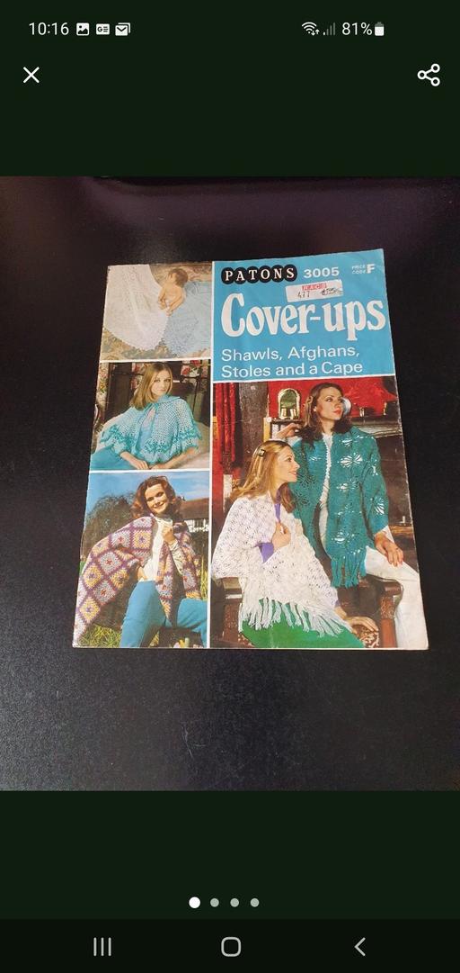 Buy & Sell Upper Gornal Dudley - Photos for vintage patons knit/crochet magazine