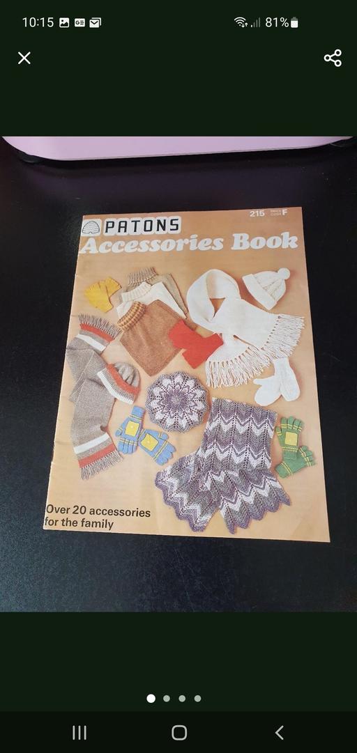 Buy & Sell Upper Gornal Dudley - Photos for vintage patons knit/crochet magazine