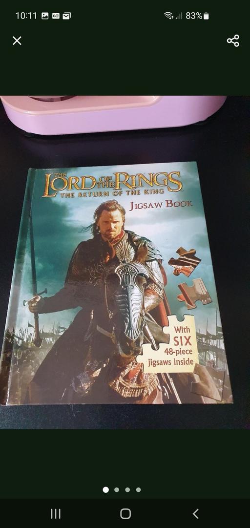 Buy & Sell Upper Gornal Dudley - Photos for lord of the rings jigsaw puzzle book
