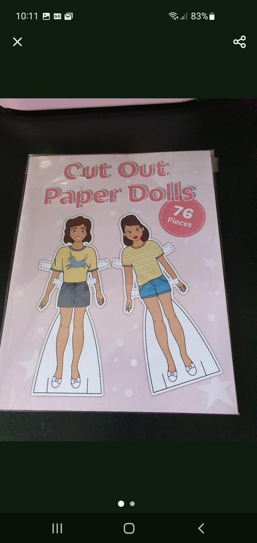 Buy & Sell Upper Gornal Dudley - Photos for cutout paper dolls book book NEW
