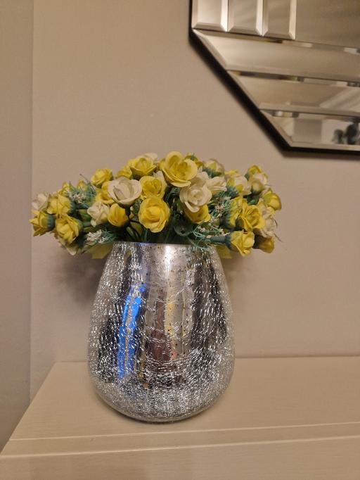 Buy & Sell Scholes Rotherham - Photos for Large silver vase with flowers