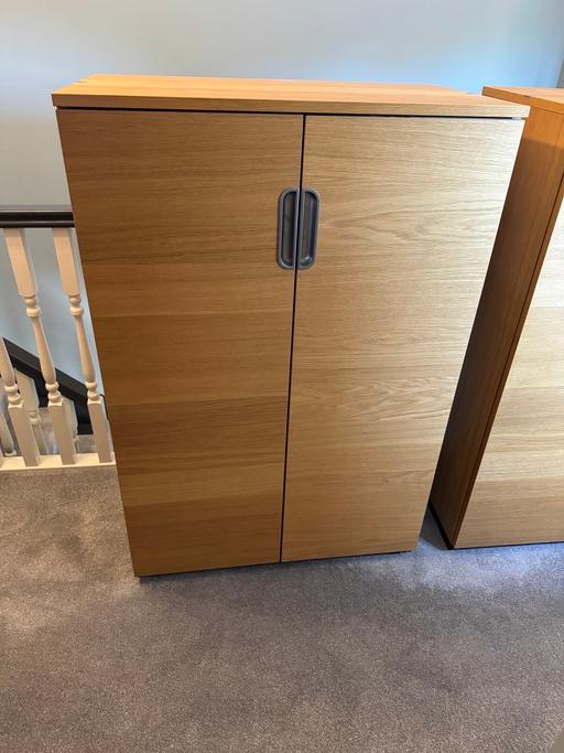 Buy & Sell Rogerstone Newport - Wales - Photos for 2 OFF IKEA GALANT CABINETS OAK VENEER 80x120x