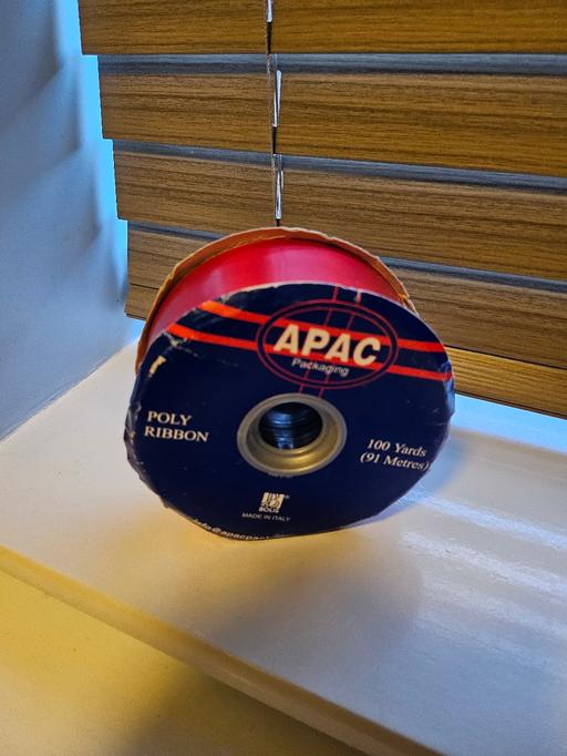 Buy & Sell Bradmore Wolverhampton - Photos for Large red ribbon reel 100yds