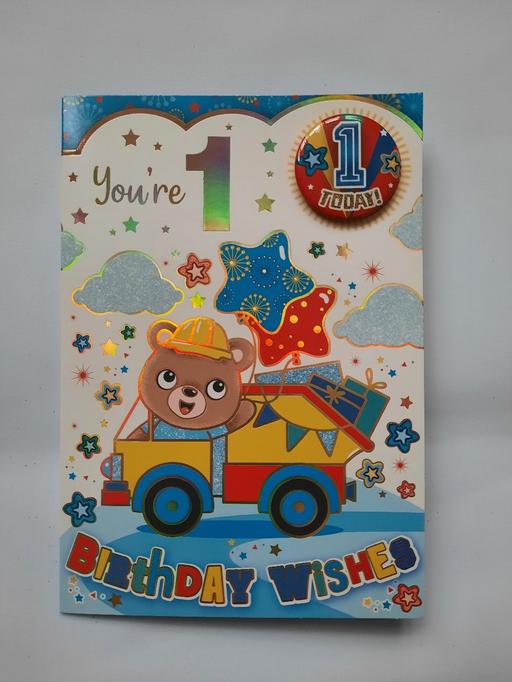 further learning Oldbury Sandwell - Photos for Age 1 birthday card with clip on badge