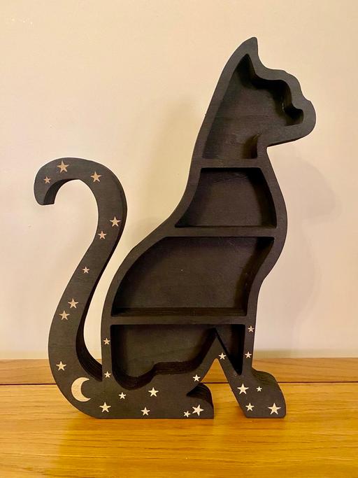 Buy & Sell Birmingham Birmingham - Photos for Celestial Black Cat Crystal Display Shelf