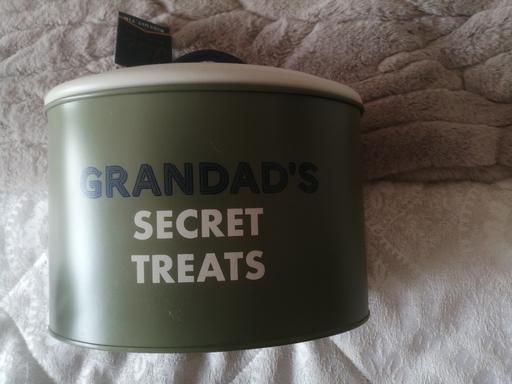 Buy & Sell Heath Town Wolverhampton - Photos for New Grandad's secret treats tin