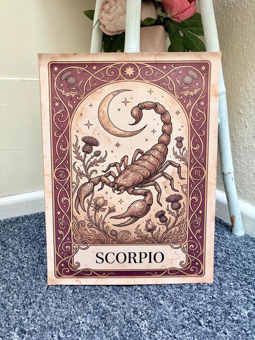 Buy & Sell Birmingham Birmingham - Photos for Vintage Scorpio Canvas Art Print A3 30x40cm