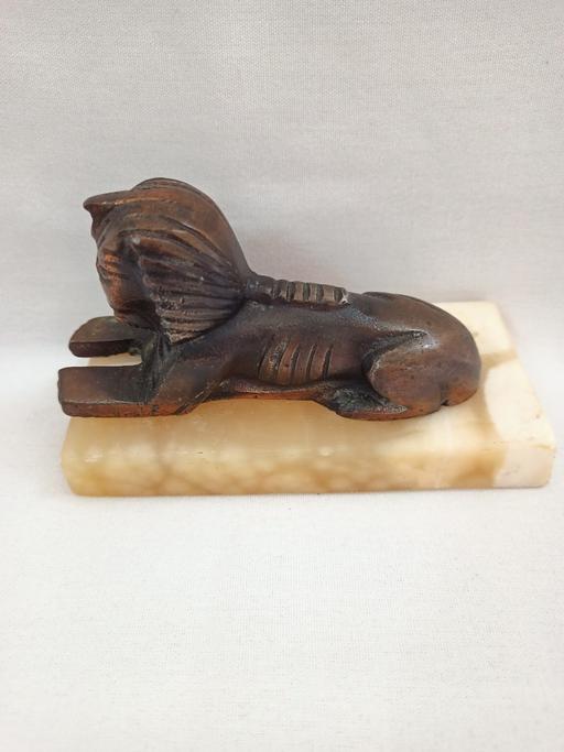 Buy & Sell Hall Green Birmingham - Photos for VINTAGE BRONZED SPHINX ONYX BASE PAPERWEIGHT.
