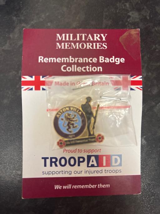 Buy & Sell Penn Fields Wolverhampton - Photos for Aston Villa Football Remembrance Badge