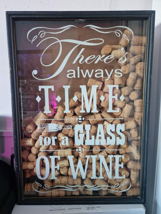 Buy & Sell Bowes Park North London - Photos for Time For Wine” Cork Deposit Wall Decoration