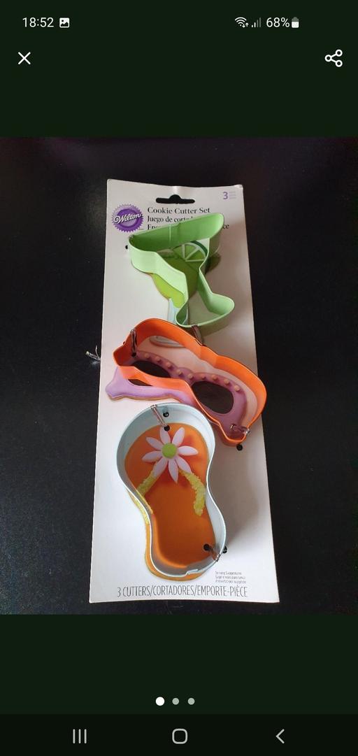Buy & Sell Upper Gornal Dudley - Photos for metal cookie cutters x 3 NEW