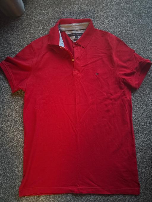 Buy & Sell Blakenhall Wolverhampton - Photos for Tommy Hilfiger Men’s Red Polo Shirt