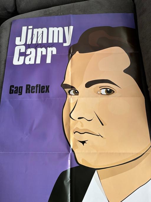 Buy & Sell Littleover Derby - Photos for Signed Jimmy Carr poster
