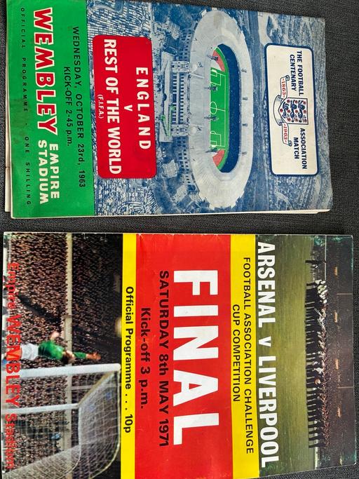 Buy & Sell Littleover Derby - Photos for 2 Vintage Football programmes