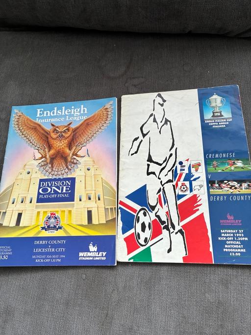 Buy & Sell Littleover Derby - Photos for Derby County Programmes