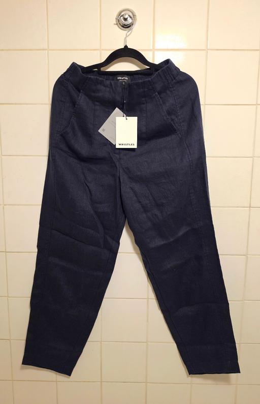 Buy & Sell Greenwich South East London - Photos for Whistles.com Linen Barrel Leg Trouser New
