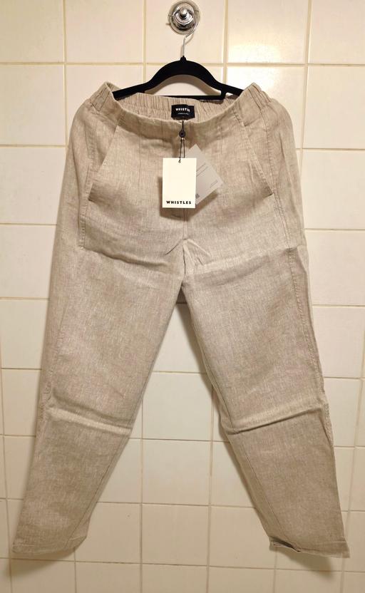 Buy & Sell Greenwich South East London - Photos for Whistles.com Linen Barrel Leg Trouser New