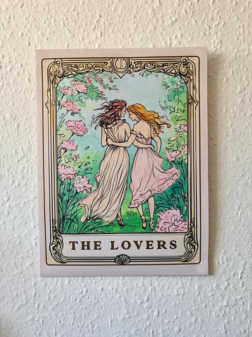 Buy & Sell Birmingham Birmingham - Photos for Lesbian Art Print: The Lovers Tarot Card.