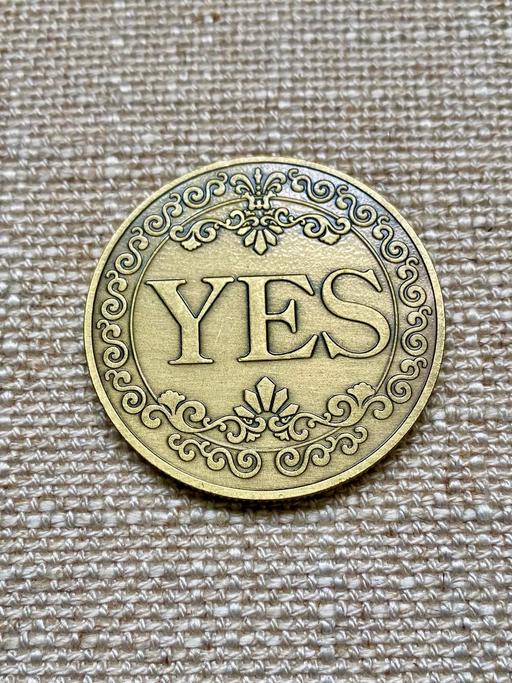  — Yes No Decision Maker Challenge Coin